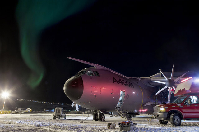 A400M undergoes latest cold weather tests